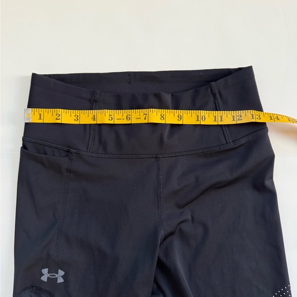 Under Armour HeatGear Run Leggings Black - SpeedPocket – Women’s M - Picture 5 of 8